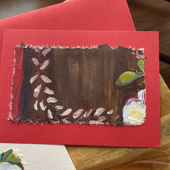 Handmade greeting cards using Paper Source papers and thrifted artwork! - Picture 2 of 6